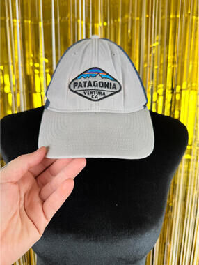 Vintage Patagonia Hat Trucker Cap Logo Grey Adjustable Baseball Hat